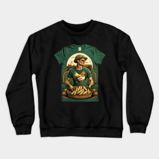 The strongest farmer in the world Crewneck Sweatshirt